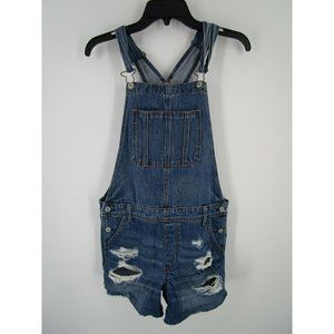 ShortsAmerican Eagle Overalls Tomgirl Shortalls Denim Ripped